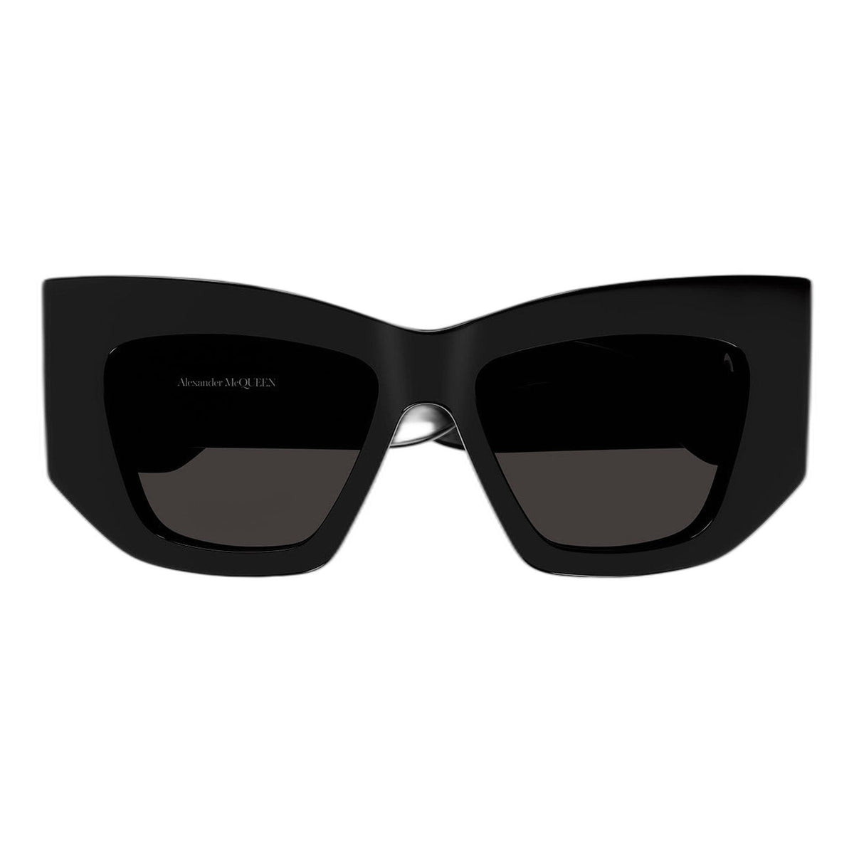 ALEXANDER MCQUEEN AM0448S-001 BLACK FRAME I GREY LENS