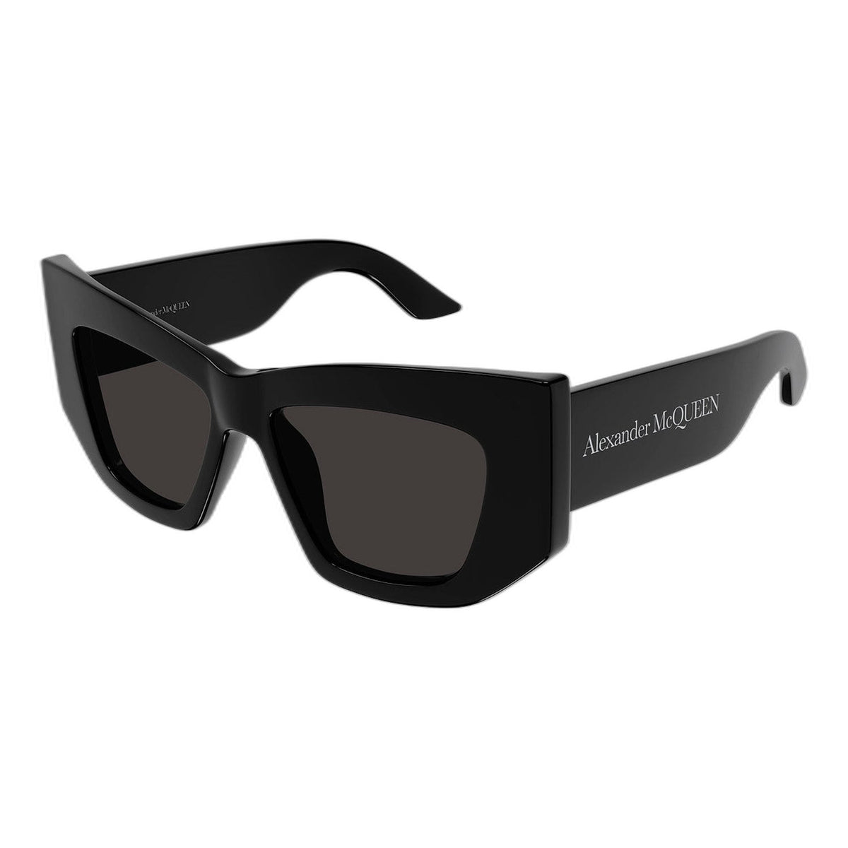 ALEXANDER MCQUEEN AM0448S-001 BLACK FRAME I GREY LENS
