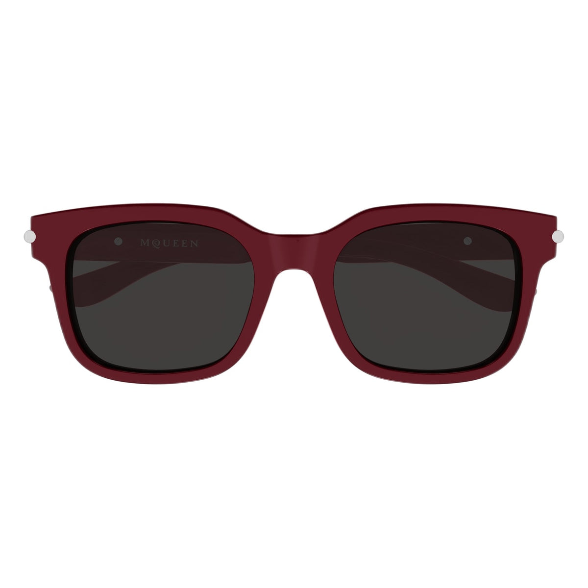 ALEXANDER MCQUEEN AM0496SA-003 RED ACETATE FRAME | GRAY LENSES