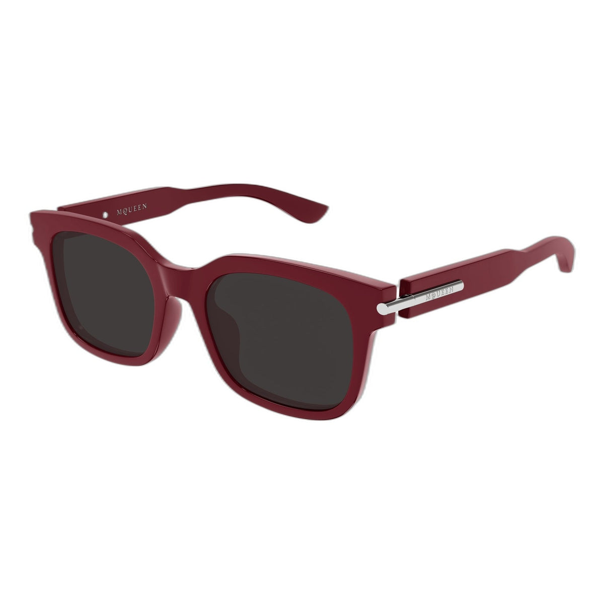 ALEXANDER MCQUEEN AM0496SA-003 RED ACETATE FRAME | GRAY LENSES