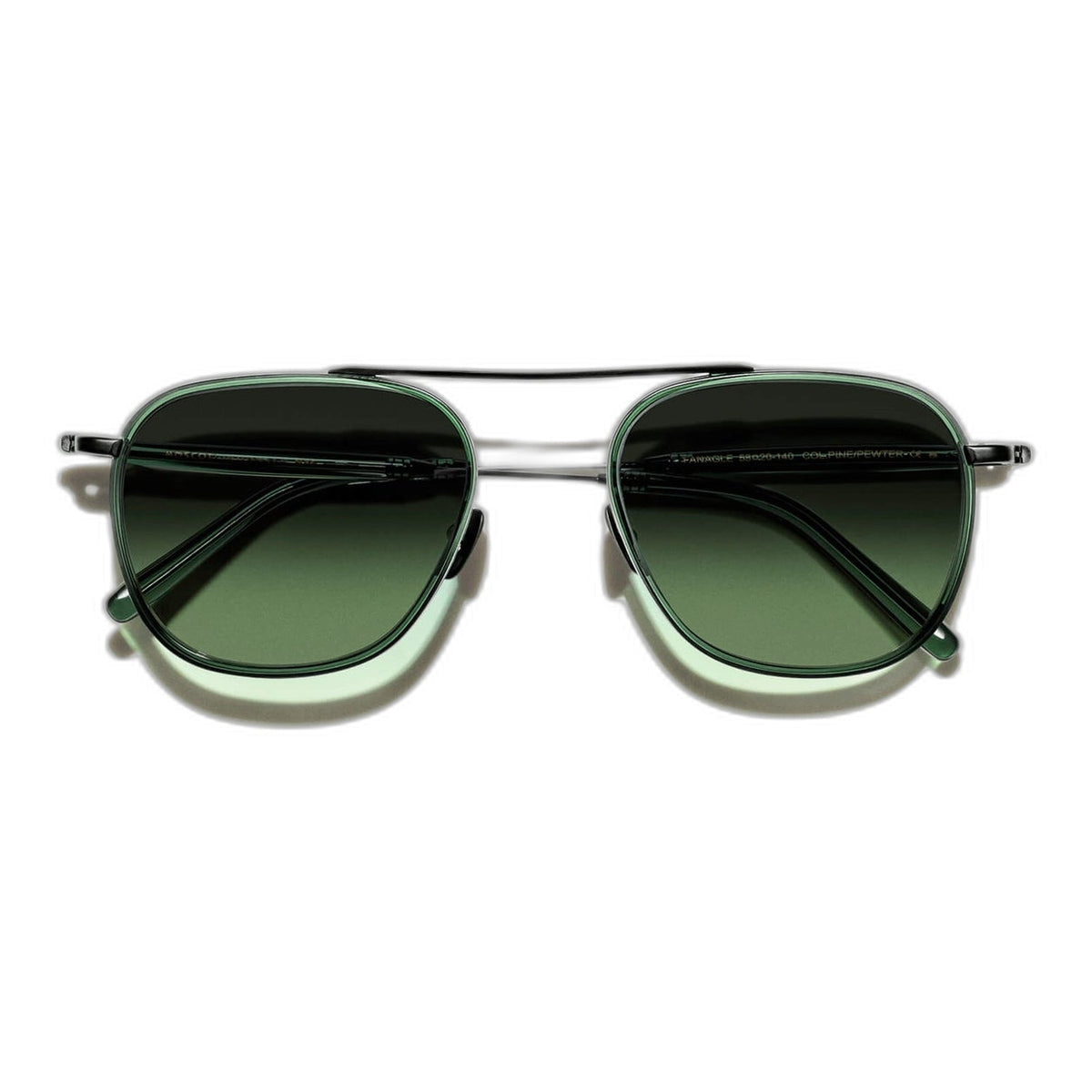 Moscot Fanagle 53 Pine Pewter Frame l Forest Wood Lens