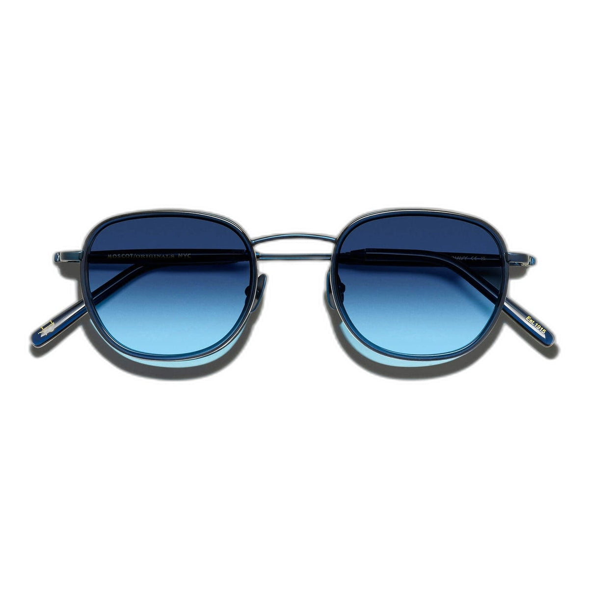 Moscot Mosha 49 Navy | Denim Blue Lenses