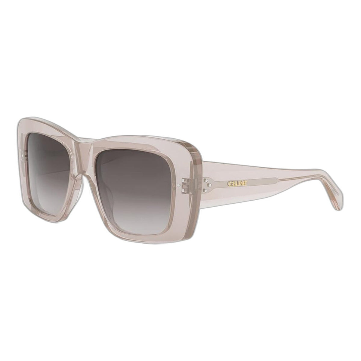 Celine Square S321 CL40321I 5345F Acetate Frame | Gradient Smoke Lenses